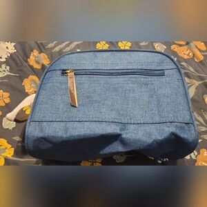 NWOT Izod Mens Travel Toiletry Bag  One Size Blue Grey